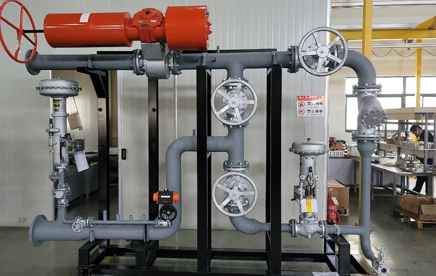 Desuper Heater and Pressure Reduce Device